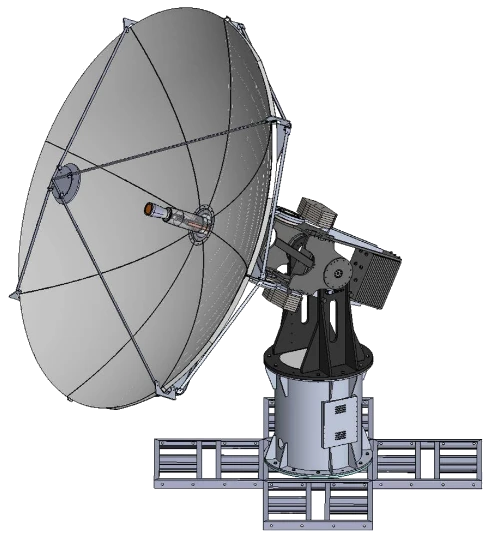 S/X-Band Ground Station antenna for Earth observation and high-throughput downlink