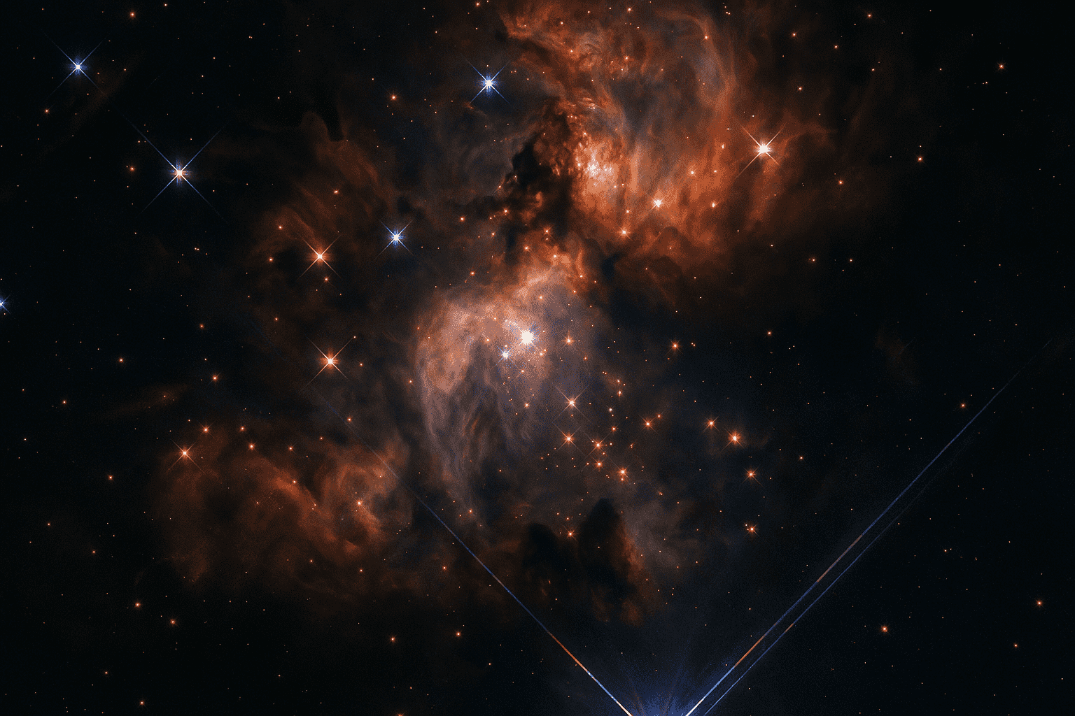 Stars and galaxy