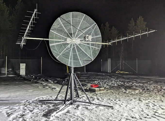 VHF/UHF/S/L-Band installation